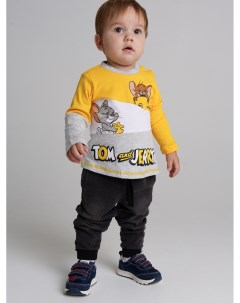 Фуфайка детская трикотажная для мальчиков футболка с длинными рукавами Playtoday newborn-baby