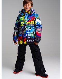 Куртка текстильная с полиуретановым покрытием для мальчиков Playtoday tween