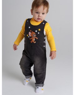Комбинезон детский текстильный джинсовый для мальчиков Playtoday newborn-baby