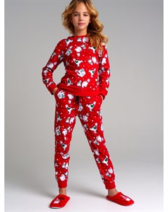 Пижама трикотажная для девочек Playtoday tween