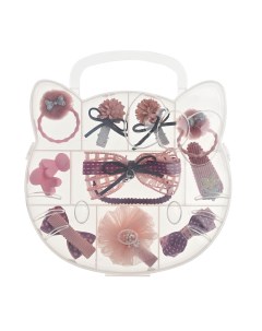 Подарочный набор с заколками розовый детский Rena chris