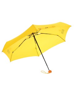 Желтый зонт с логотипом детский Moschino