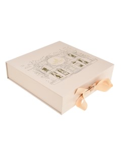 Подарочная коробка на магнитах 25х26х6 см детская Кенгуру