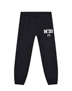 Базовые черные спортивные брюки детские No21