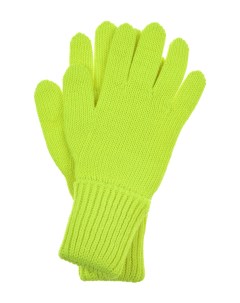 Шерстяные перчатки желтого цвета детские Chobi