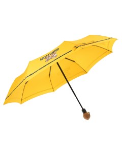 Желтый зонт с принтом мишки 30 см детский Moschino