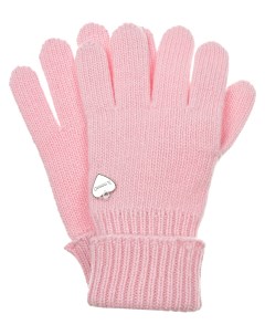 Розовые перчатки с кашемиром детские Il trenino