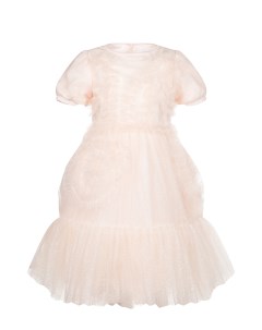 Платье персикового цвета с рюшами детское Aletta