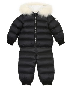 Зимний комплект черного цвета детский Moncler