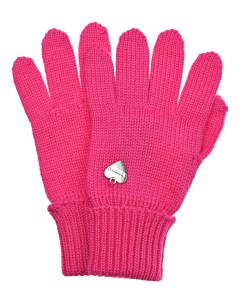 Розовые перчатки из шерсти детские Il trenino
