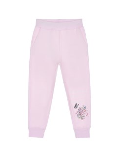 Спортивные брюки с цветочным принтом детские Monnalisa