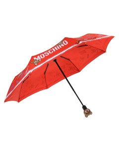 Красный зонт с разноцветными мишками 30 см детский Moschino