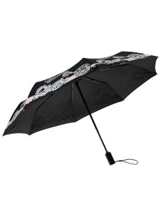 Черный зонт с текстовым принтом 30 см детский Moschino