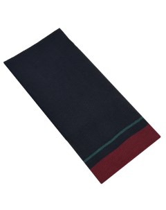 Темно синий шарф с красными полосками 162x15 см детское Aletta