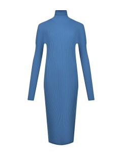 Голубое платье из шерстяного трикотажа Mrz