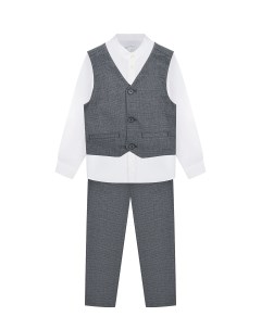 Комплект рубашка жилет и брюки детский Emporio armani