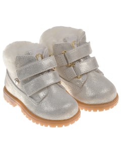 Перламутровые ботинки с меховой подкладкой детские Walkey