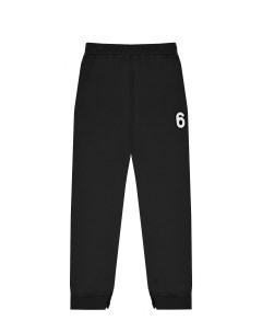 Черные спортивные брюки детские Mm6 maison margiela