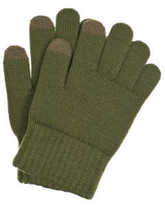 Зеленые перчатки из шерсти Touch Screen детские Norveg
