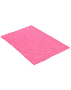 Розовый шарф ворот из шерсти 23х33 см детский Il trenino