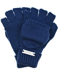 Синие перчатки с откидной варежкой детские Il trenino