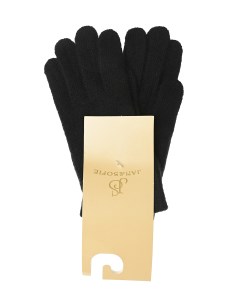 Черные шерстяные перчатки детские Jan&sofie