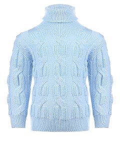 Голубой свитер из шерсти детский Arc-en-ciel
