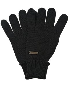 Черные перчатки из шерсти детские Il trenino