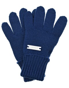 Синие перчатки из шерсти детские Il trenino