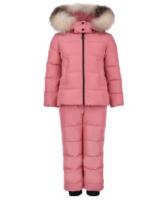 Комплект куртка и брюки розовый детский Moncler