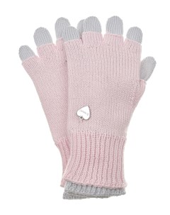Серо розовые перчатки 2в1 детское Il trenino