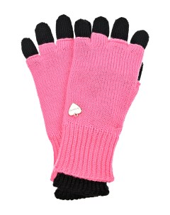 Черно розовые перчатки 2 в 1 детское Il trenino