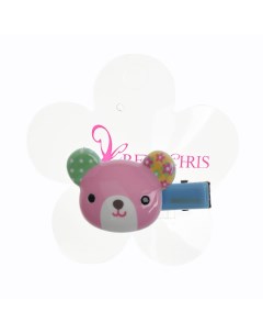 Заколка Мишки розовый детская Rena chris