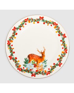 Тарелка обеденная Зимняя сказка 26 5 см White rabbit