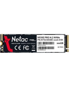 Накопитель SSD 1Tb N930E Pro PCI E NVMe M 2 2280 NT01N930E 001T E4X Netac