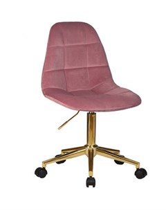 Офисное кресло для персонала DIANA LM 9800 Gold розовый велюр MJ9 32 Dobrin