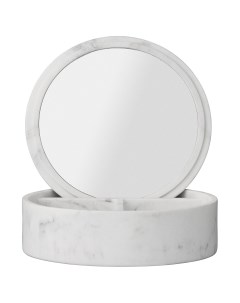 Зеркало с подставкой Marmia 15x14x5см цвет мраморный Lene bjerre