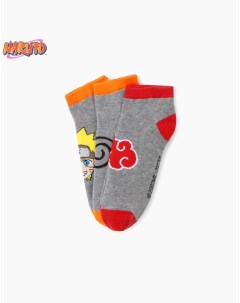 Носки с принтом Naruto для мальчика 3 пары Gloria jeans
