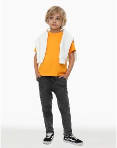 Горчичная базовая футболка Standard из джерси для мальчика Gloria jeans