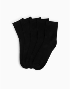 Чёрные базовые носки 5 пар Gloria jeans