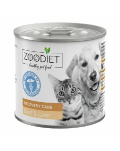 Recovery Care влажный корм для собак и кошек с говядиной и печенью в консервах 240 г Zoodiet