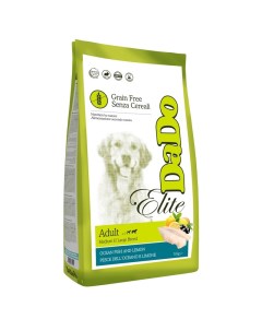 Dog Elite Adult Medium Large Breed Ocean Fish Lemon Grain Free беззерновой корм для собак средних и  Dado