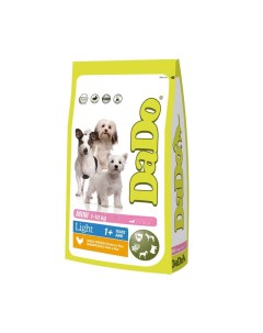 Dog Light Mini Chicken Rice монобелковый корм для собак мелких пород склонных к излишнему весу с кур Dado