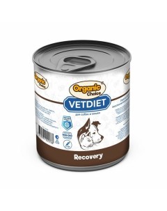 VET Recovery влажный корм для собак и кошек с курицей и птицей в консервах 340 г Organic сhoice