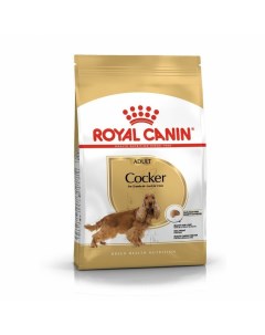 Cocker Adult полнорационный сухой корм для взрослых собак породы кокер спаниель 3 кг Royal canin