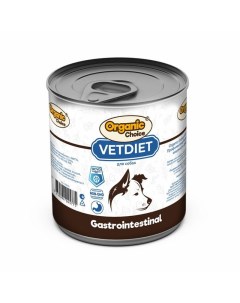 VET Gastrointestinal влажный корм для собак с индейкой курицей и рисом в консервах 340 г Organic сhoice