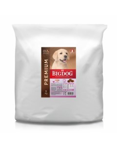Big Dog сухой корм для щенков средних и крупных пород с индейкой 5 кг Зоогурман