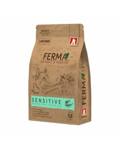 Ferma Sensitive сухой корм для котов с форелью и треской 1 5 кг Зоогурман