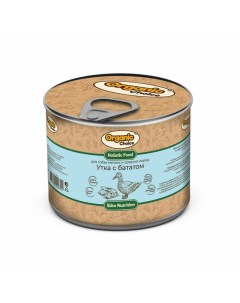 Влажный корм для собак мелких и средних пород с уткой и бататом в консервах 240 г Organic сhoice