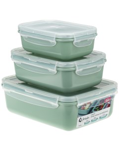 Набор контейнеров для продуктовv Фреш 3 шт пластик Idea